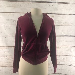 Juicy Couture Velour Zip Up Hoodie